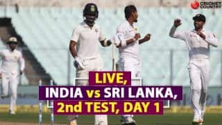 Live Cricket Score, India vs Sri Lanka 2017-18, 2nd Test at Nagpur: Gamage removes Rahul Live Cricket Score, India vs Sri Lanka 2017-18, 2nd Test at Nagpur: Gamage removes Rahul